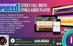 Apollo (v2.2) Sticky Full Width HTML5 Audio Player – Elementor Widget Addon