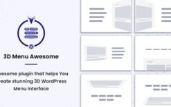 3D Menu Awesome v1.0.5 Stunning 3D Off Canvas Menu WordPress Plugin