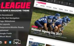 The League (v4.5.0) Sports News & Magazine WordPress Theme