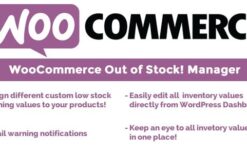 WooCommerce Out of Stock! Manager v4.8