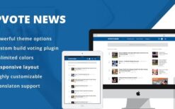 UpVote (v2.2.3) Social Bookmarking WordPress Theme