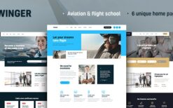 Winger v1.0.16 – Aviation & Flight School WordPress Theme