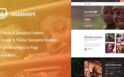 Charihope (v1.2.4) Charity and Donation WordPress Theme