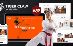 Tiger Claw (v1.1.13) Martial Arts School and Fitness Center WordPress Theme