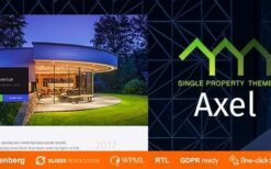 Axel v1.1.9 Single Property Real Estate Theme