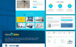 HomeShine – Cleaning & Laundry Elementor Template Kit