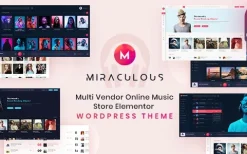 Miraculous (v2.0.9) Online Music Store WordPress Theme
