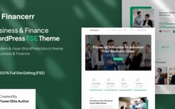 Financerr (v1.0.1) Business & Finance FSE WordPress Theme