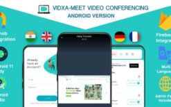VIDXA MEET (v2.6) Free Video Conferencing & Audio Conferencing App | Zoom Clone (Android + Admin Panel)