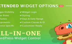 Extended Widget Options (v5.2.4) All-in-One WordPress Widget Control
