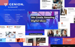 Genion – Creative & Design Elementor Template Kit