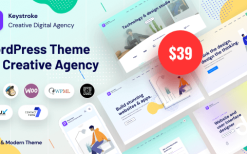 Keystroke (v1.2.2) Digital Agency WordPress Theme