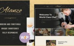 Alanzo (v1.2.2) Personal Chef & Catering WordPress Theme