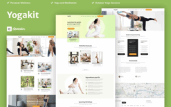Yogakit – Yoga & Meditation Elementor Template Kit