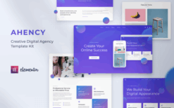 AHENCY – Creative Digital Agency Elementor Template Kit
