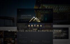 Artha v1.1 Interactive Interior WordPress Theme