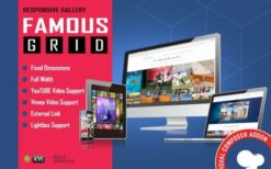 Famous (v1.4.0) Responsive Image & Video Grid Gallery for WPBakery Page Builder