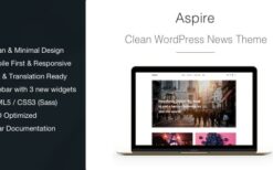 Aspire (v1.2.8) News & Magazine Clean WordPress Theme