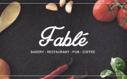 Fable (v1.4.4) Restaurant Bakery Cafe Pub WordPress Theme