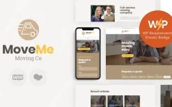 MoveMe (v1.2.14) Moving & Storage Relocation Company WordPress Theme