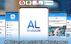 AndroLite v1.3 Easy Configurable Android WebView App Template