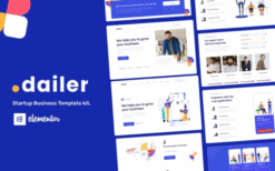Dailer – Startup Elementor Template Kit