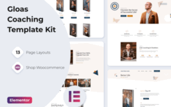 Gloas – Coach, Speaker & Trainer Template Kit for Elementor