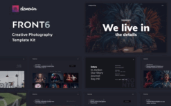 FrontSix – Creative Photography Template Kit