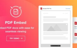 PDF Embed (v1.1.1) WordPress PDF Viewer Plugin By Elfsight