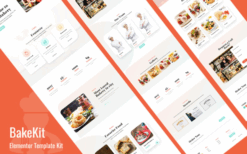 Bakekit – Food and Cake Elementor Template