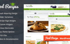 Food Recipes (v4.0.5) WordPress Theme