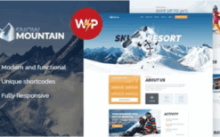 Snow Mountain (v1.4.2) Ski Resort & Snowboard School WordPress Theme