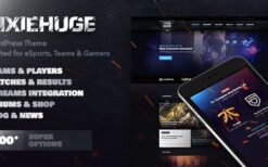 PixieHuge (v1.1.7) eSports Gaming Theme For Clans & Organizations