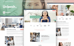 Unleash – Life Coach Elementor Template Kit