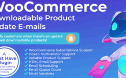 WooCommerce Downloadable Product Update E-mails v2.0.10