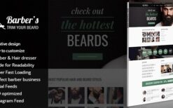 Barber v1.7 WordPress Theme for Barbers & Hair Salons