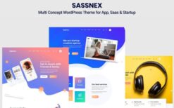 Sassnex v1.0 Multi-concept WordPress Theme for App, Saas & Startup