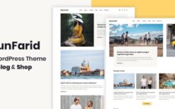 Munfarid (v1.0.5) A WordPress Theme For Blog & Shop