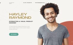 Hayley v1.1 Personal CV/Resume WordPress Theme