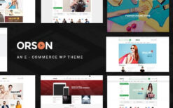 Orson (v3.8) Innovative Ecommerce WordPress Theme for Online Stores