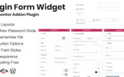 Login Form Widget v1.0.2 Elementor Addon Plugin