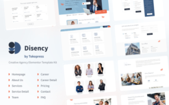 Disency – Agency Elementor Template Kit