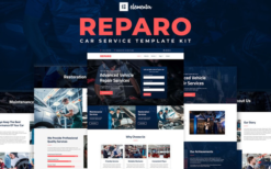 Reparo – Car Service Elementor Template Kit