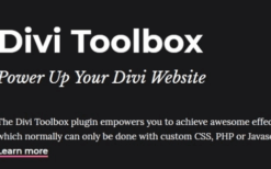 Divi Toolbox (v1.7.4) Powerful Tools to Customize the Divi Theme