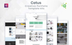 CETUS – Creative Portfolio Elementor Template Kit