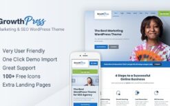 GrowthPress v1.6.3 Marketing and SEO WordPress Theme