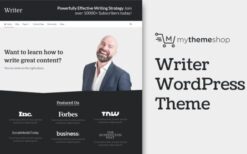 MyThemeShop Writer (v1.2.10) WordPress Theme