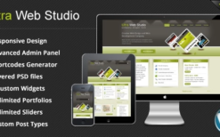 Ultra Web Studio (v2.19) Blog & Portfolio WordPress Theme