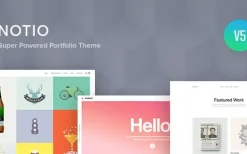 Notio v5.6.2 Creative Portfolio WordPress Theme