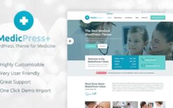 MedicPress v1.9.0 Medical WordPress Theme for Clinics and Private Doctors